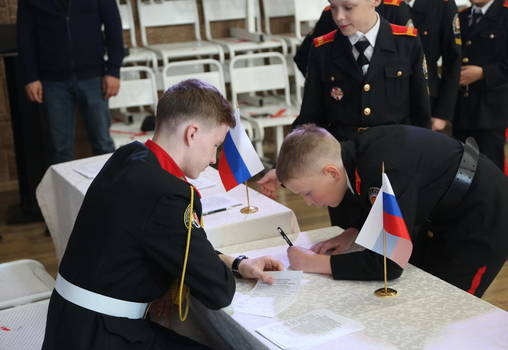 В Пермском кадетском корпусе прошли выборы Президента школы