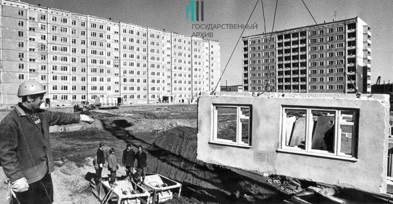  Строительство жилого микрорайона Садовый, 1985 год 