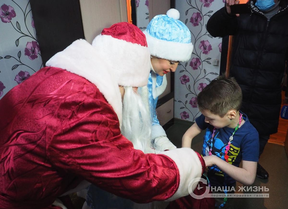Александр Бойченко исполнил новогоднюю мечту Дениса Мелюхина из Краснокамска
