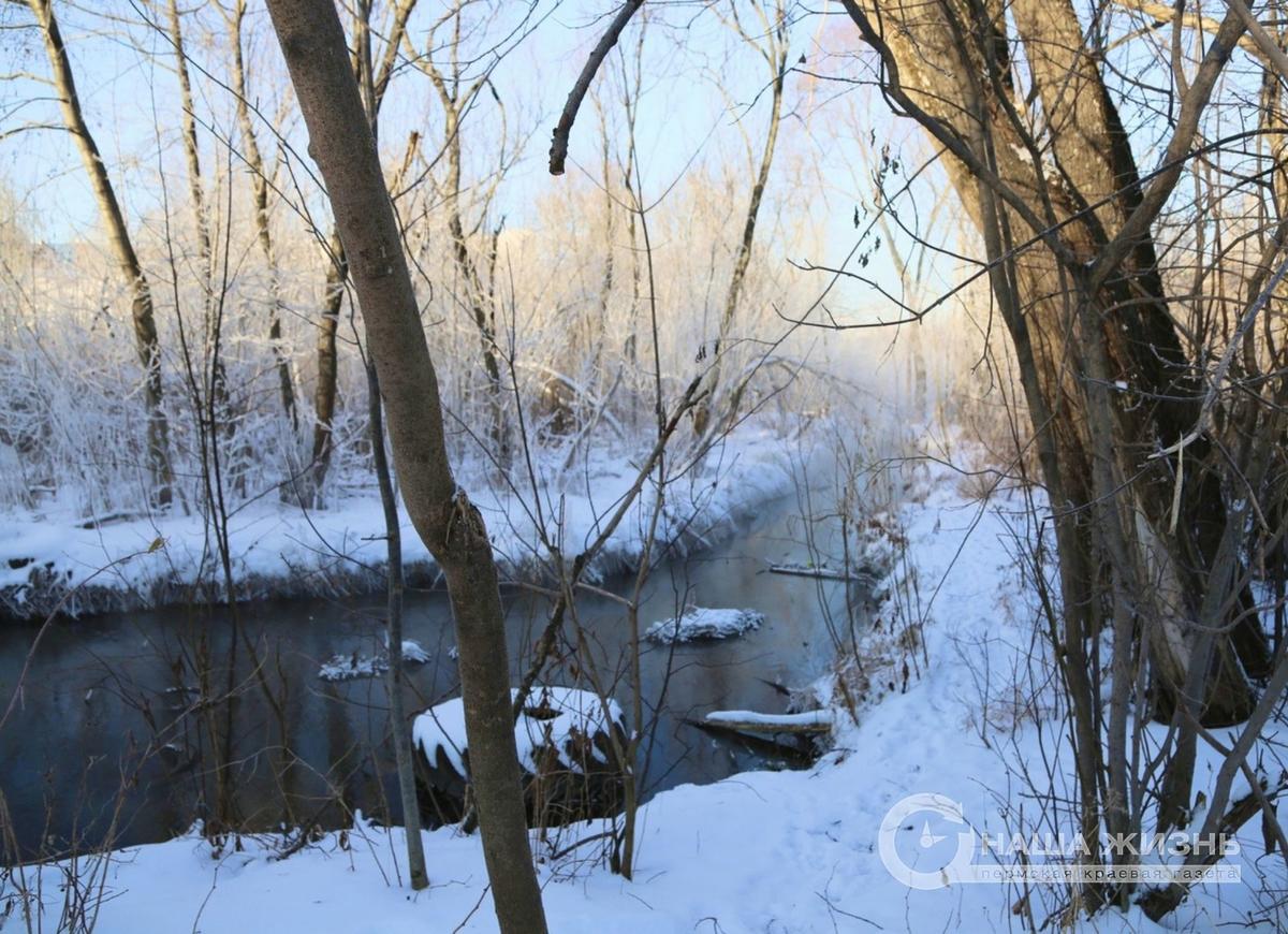 Зимняя сказка и живописные виды в Мотовилихе 