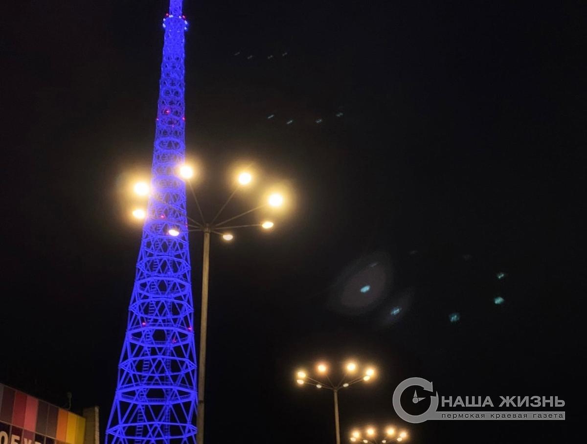 На телевизионной башне в Мотовилихе покажут «Новогоднее световое шоу» 