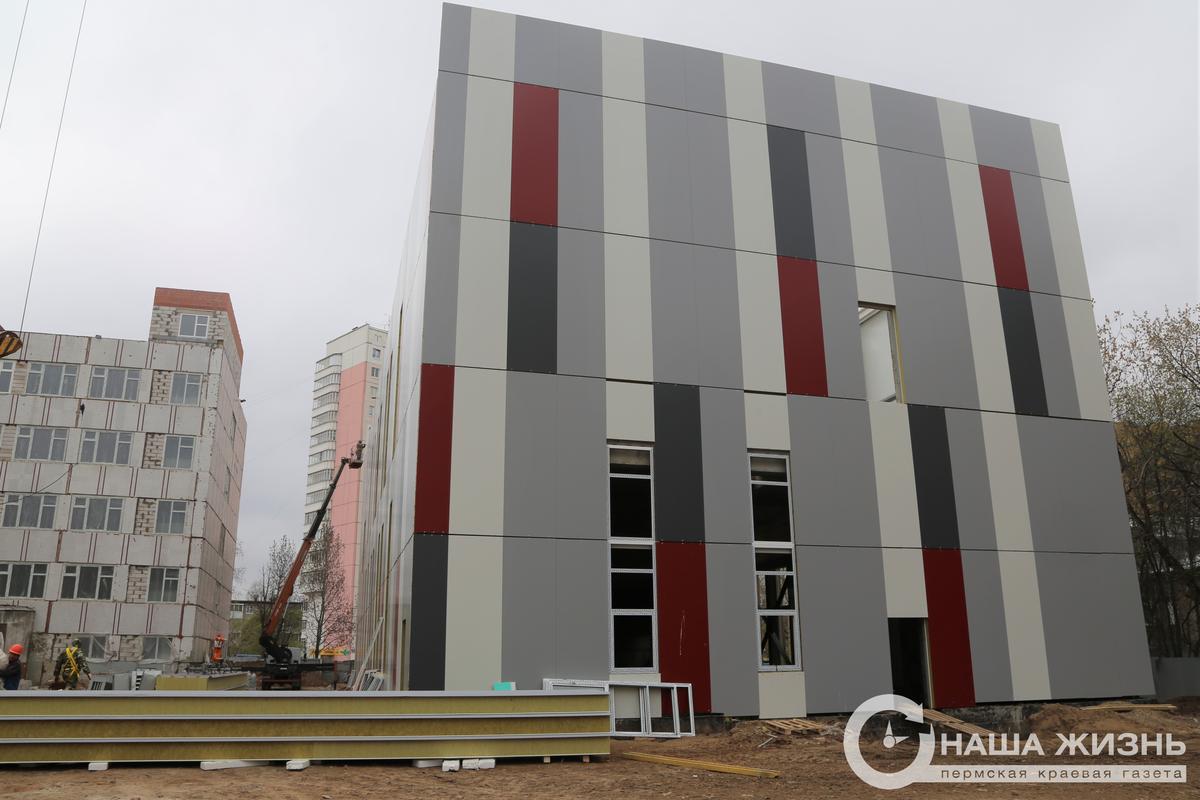В Мотовилихе продолжается реконструкция нового корпуса Пермской кадетской школы №1  