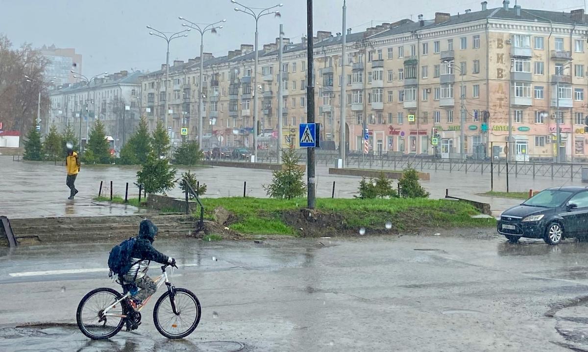 Дождь в Мотовилихе 
