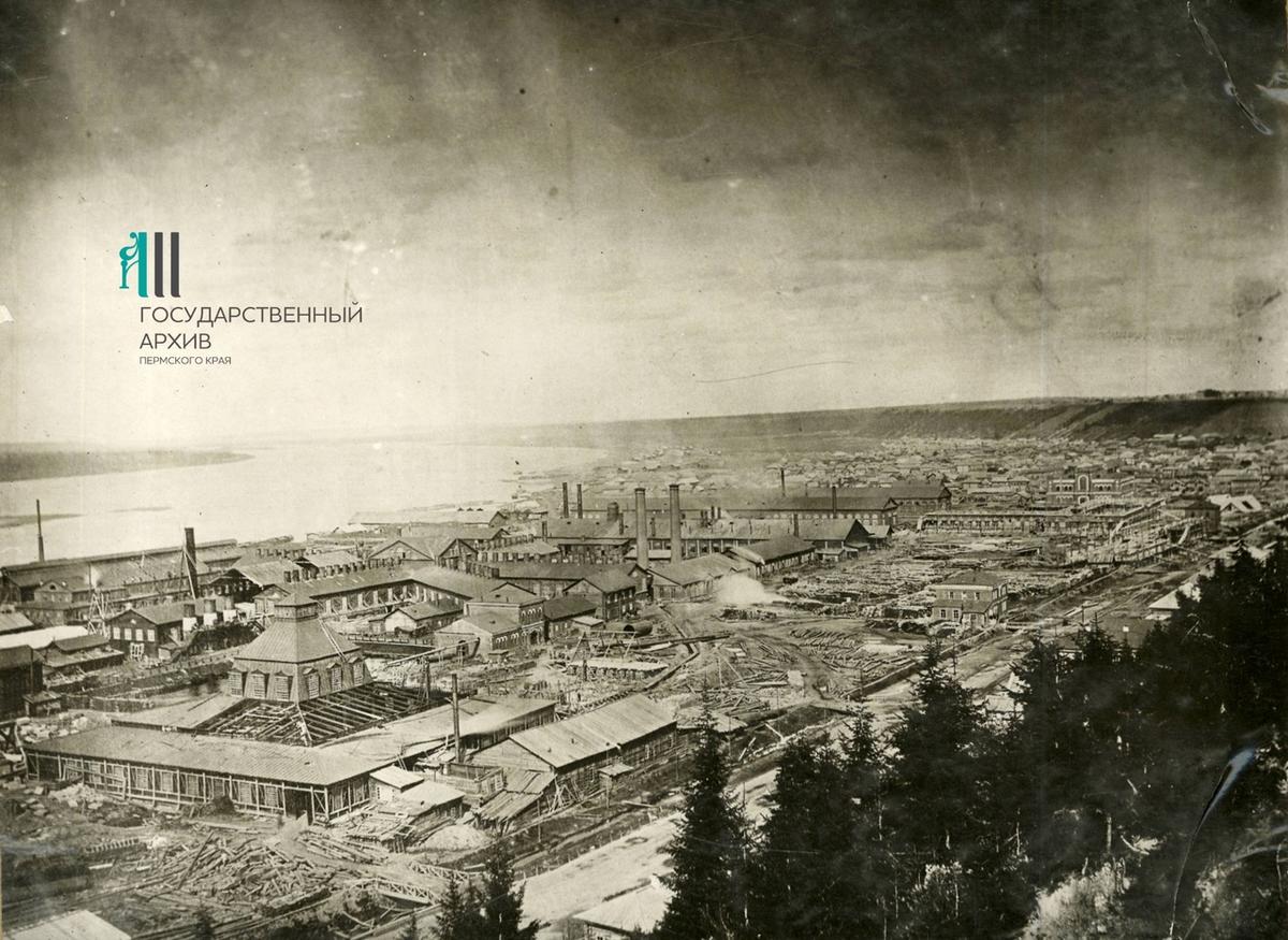 Общий вид на пушечный завод, 1874 год