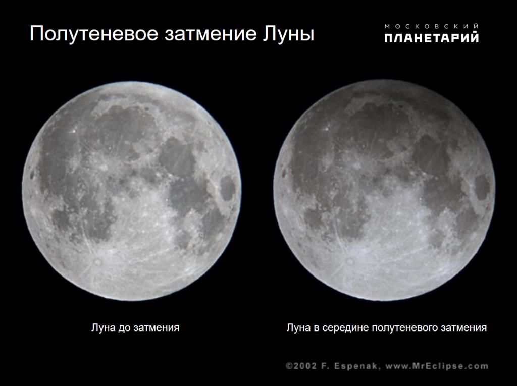 ​Сегодня вечером в Перми можно будет наблюдать полутеневое затмение Луны