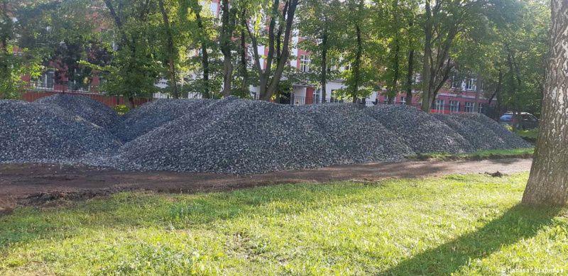 В Мотовилихе начался ремонт сквера около ДК имени Ленина