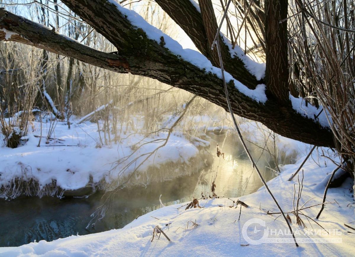 Зимняя сказка и живописные виды в Мотовилихе 