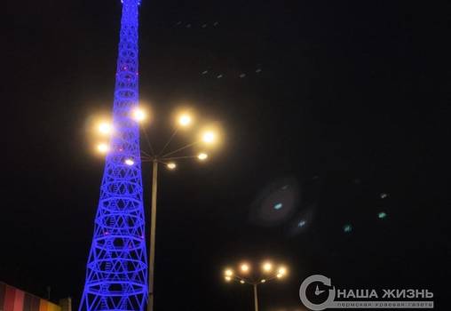 В День российского студенчества пермская телебашня будет украшена праздничной подсветкой  