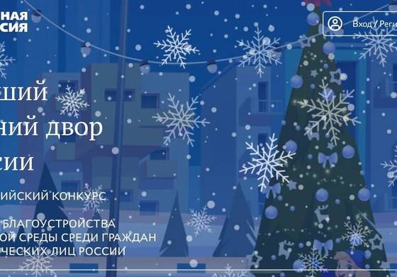 В Прикамье началось голосование во всероссийском конкурсе «Лучший зимний двор России» 