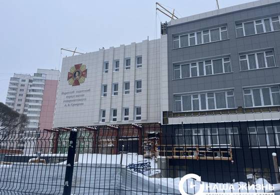 Строительство нового корпуса Пермской кадетской школы продолжается