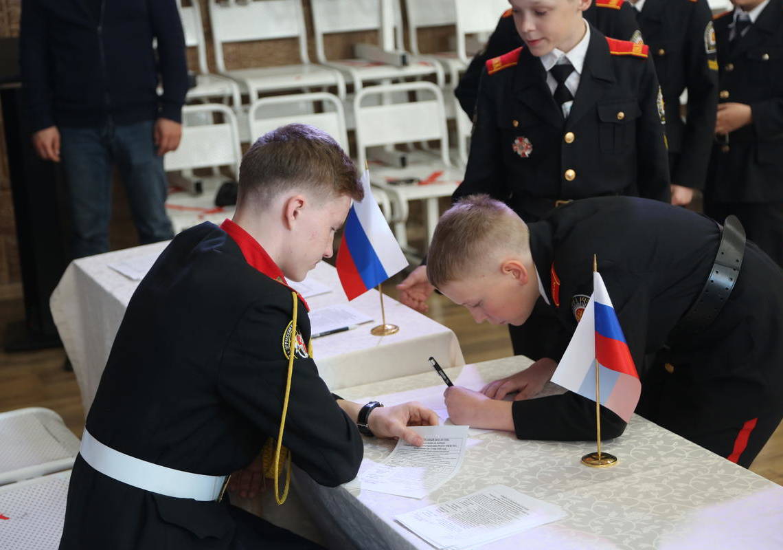 В Пермском кадетском корпусе прошли выборы Президента школы