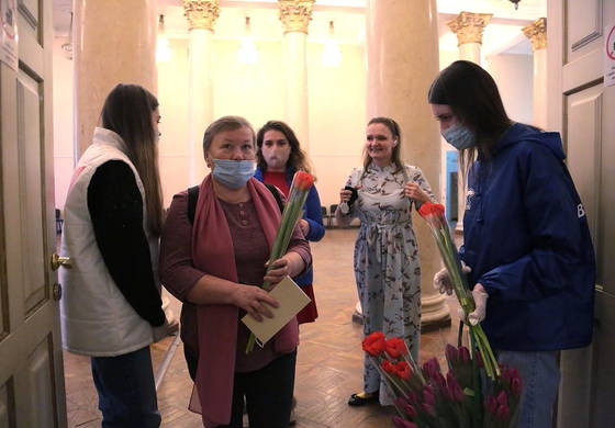 Волонтёры приняли участие в праздновании годовщины общероссийской акции «Мы вместе» 