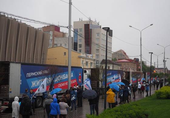 ​Из Прикамья в Белгородскую область отправлены ещё четыре фуры гуманитарной помощи