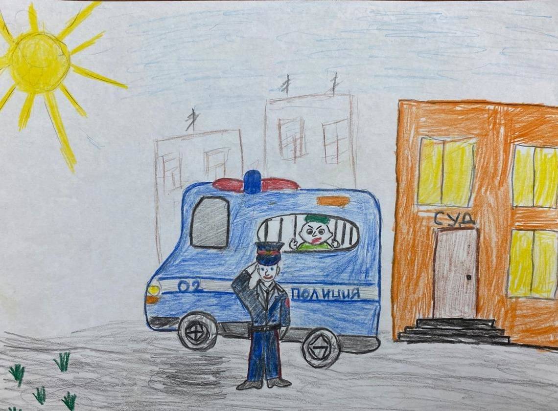 В Перми стартовал Всероссийский конкурс рисунков «Мои родители работают в полиции» 