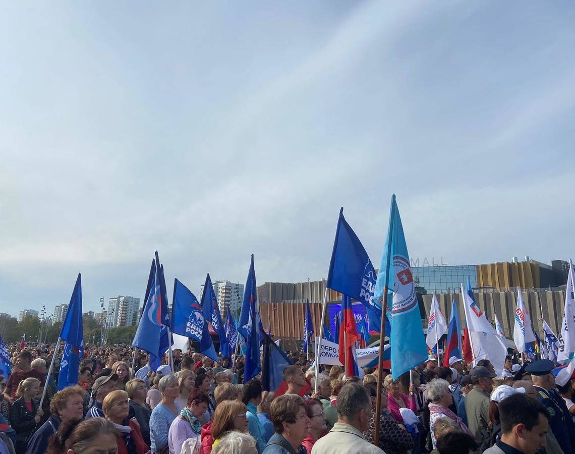 ​Мотовилихинцы приняли участие в митинге-концерте «Своих не бросаем!»
